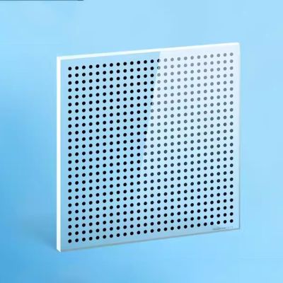 Camera Vision Calibration Board, 4 Inch Microscope Lens Test Chart, Accuracy 1.0um, Black Polka Dot Pattern, Calibration Tool, Focusing Target, for Industrial Inspection