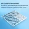 Camera Vision Calibration Board, 4 Inch Microscope Lens Test Chart, Accuracy 1.0um, Black Polka Dot Pattern, Calibration Tool, Focusing Target, for Industrial Inspection view 3