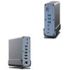15 in 1 USB C Docking Station 4K HD Vertical Hub with Triple Monitor Output Support RJ45 1000M Ethernet USB 3 0 and 2 0 Ports(15 in 1) view 1