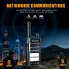Global Lifetime Free Walkie Talkies Unlimited Range 4G LTE PoC Radio Two-Way Radios Long Distance Covering The Entire United States for Radios for Truck Fleets,with Lifetime SIM Card(4PCS) (4) view 4