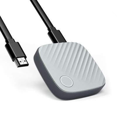 Real 4K/5G Wireless HDMI Display Dongle Adapter - 2026 Screen Mirror Miracast/Air Play Adapter, Cast Video Audio File from Phone/Pad/Laptop/Android/i-OS/Win/Mac to HDTV/Monitor/Projector