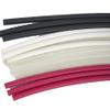 100 Pcs Heat Shrink Tubing 3:1 Ratio Polyolefin Precut Pieces 3/8" Diameter Thin Wall Flexible Cable Sleeve For Electrical Insulation And Industrial Wire Management - White, Length 1.5" view 1