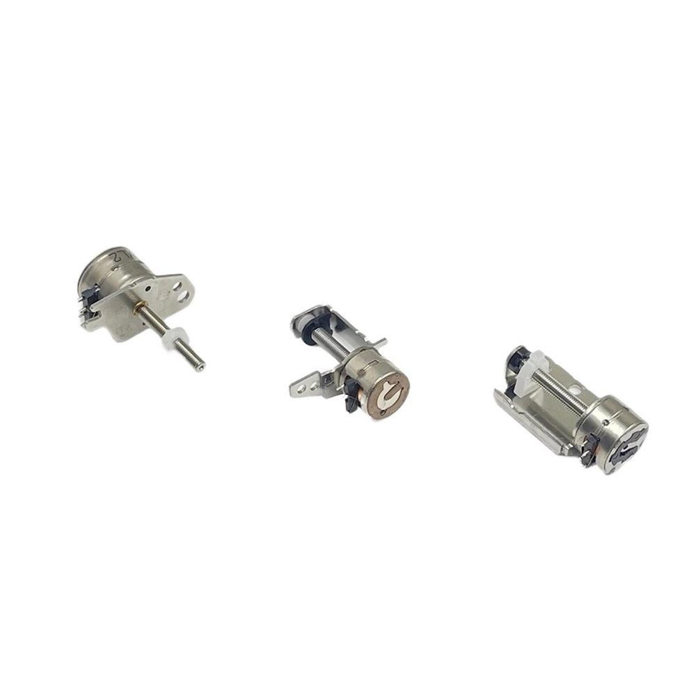 GUIFANG Micro Tiny 6mm/7mm/8mm Stepper Motor 2-Phase 4-Wire Stepping Motor Linear Slider Screw Shaft Moving Block Nut DIY Camera(B 6mm Stepper Motor)