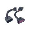 2Pcs 14 Pins Headlights Wiring Harness Connector Plug Adapter 1J0973737 1J0973837 5Q0973837 3C0973837 Compatible for Audi VW Skoda Seat view 1