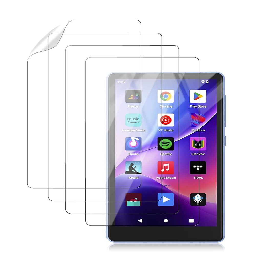 Arxonis 4-Pack Screen Protector for PINHUI 4.5" MP3 Player, 6H Hardness Tempered Glass, Anti-Fingerprint,Anti-Scratch, Easily Installation, HD Clear