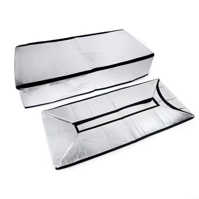 Attic Stair Insulation Cover 25"x54"x11" with R14 Aluminum Foil Bubble Insulation, Fireproof Attic Ladder Insulation Blanket for Year-Round Energy Savings, Fits Standard Attic