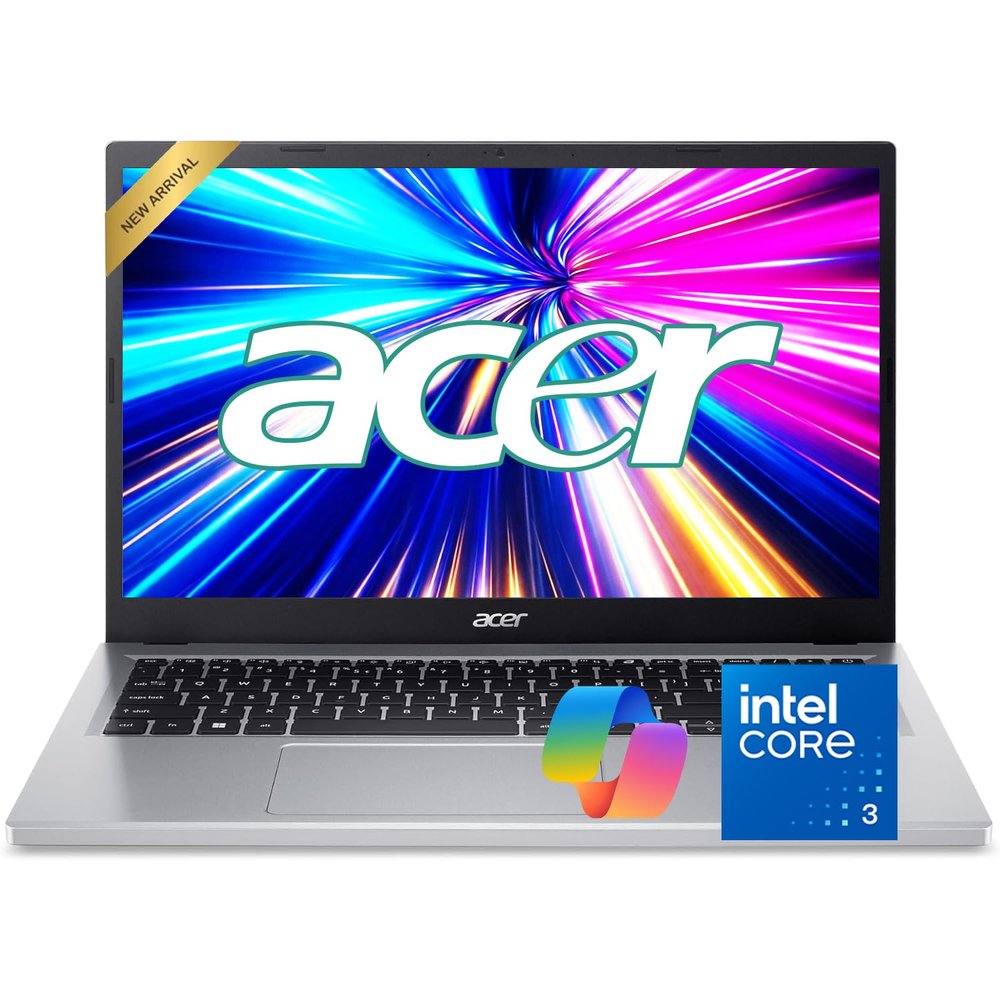 acer Aspire Go 15 Slim Business Laptop, Intel Core 3 N355(8 Cores, Beat i7-1165G7), 15.6 FHD, 8GB DDR5 RAM, 628GB Storage(128GB UFS+500GB External Drive),Wi-Fi 6, Windows 11, WOWPC Bundle, no Mouse