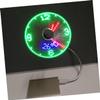 BESPORTBLE USB Clock Fan with LED Display Portable Mini Usb-powered Cooling Fan Rechargeable Small Desk for Home Office Travel view 3