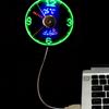 BESPORTBLE USB Clock Fan with LED Display Portable Mini Usb-powered Cooling Fan Rechargeable Small Desk for Home Office Travel view 4