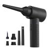 Fdit Wireless Vacuum Cleaner, Cordless Portable Electric Air Duster with 3 Speed Settings for Home Computer Keyboard and Electronic Equipment (AD35 Black) view 1