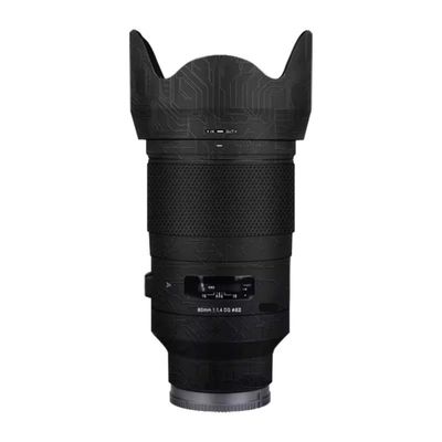 40 1.4 Camera Lens Skin Anti-Scratch Sticker for Sigma 40mm F1.4 Art fit for Sony Mount Coat Vinyl Protective Film Decals(Circuit Black)