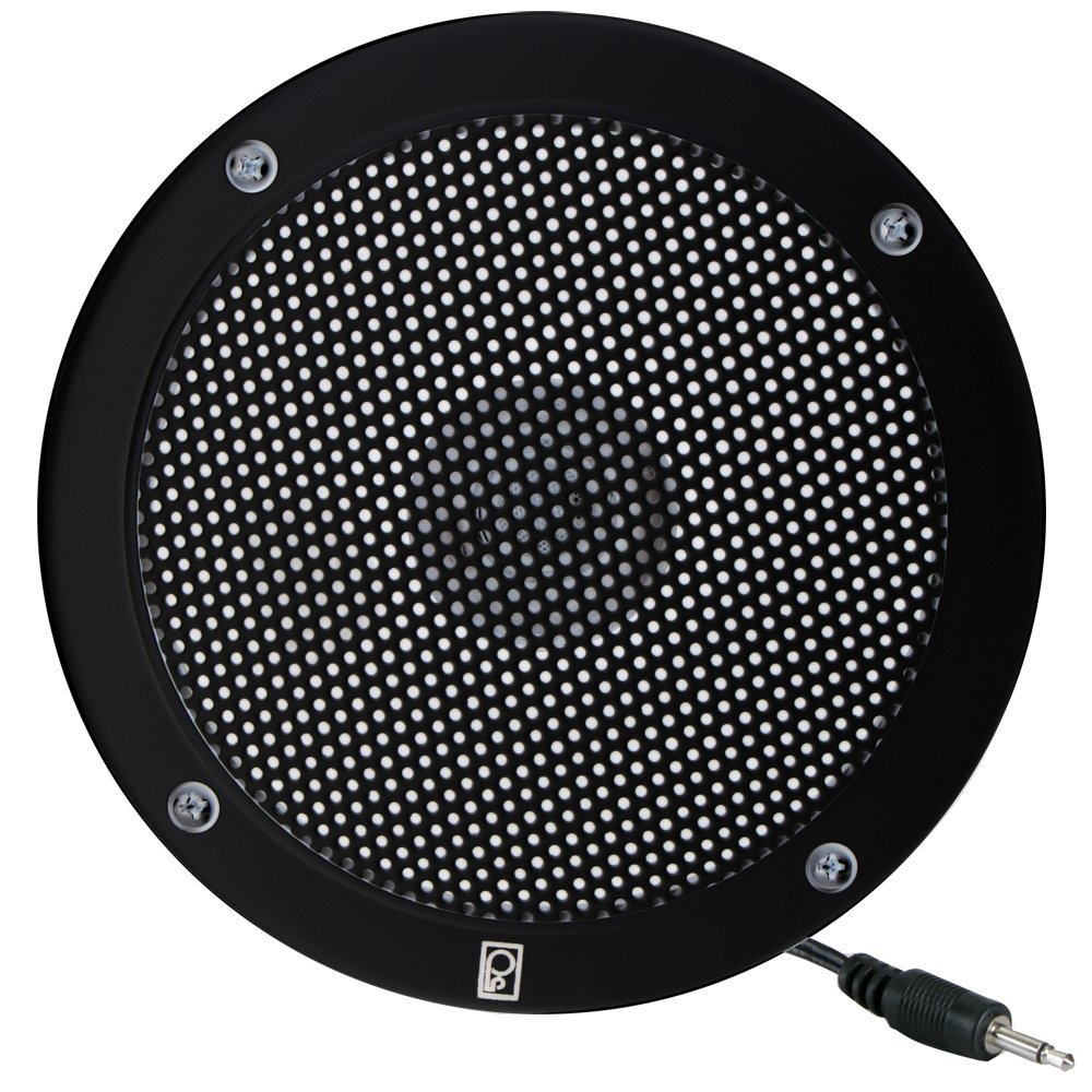 SupplyMount MA1000RB - Aftermarket Replacement MA-1000 5 Inch VHF Extension Speaker - Black Compatible with Poly-Planar