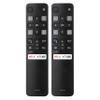 2 Pack RC802V TCL Remote Control Replacement - Easy Setup with Shortcut Keys - Universal TCL Android 4K UHD Smart TV Remote Replacement (55S434, 50S434, 43S434, 40S334, 40S330, 75S434, 70S430, 55S435) view 1