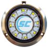 SCR-16-BW-BZ-10 - Aftermarket Replacement Shadow-Caster Blue White Color Changing Underwater Light - 16 LEDs - Bronze Compatible with Shadow-Caster LED Lighting view 1