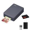 Canon SELPHY QX20 Wireless Compact Photo Printer (Dark Gray) Bundle | for 2.1"x3.4" Card-Size and 2.7"x2.7" Square Stickers | Paper Not Included + USB-C Adapter + More view 1