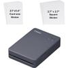 Canon SELPHY QX20 Wireless Compact Photo Printer (Dark Gray) Bundle | for 2.1"x3.4" Card-Size and 2.7"x2.7" Square Stickers | Paper Not Included + USB-C Adapter + More view 4