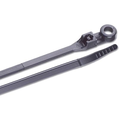 199253 - Aftermarket Replacement 6 Inch UV Black Mounting Cable Zip Ties - 100 Pack Compatible with Ancor