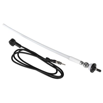 MRANT12W - Aftermarket Replacement AM FM Rubber Antenna - White Compatible with Boss Audio