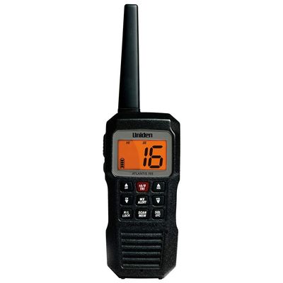Atlantis 155 - Aftermarket Replacement Handheld Two-Way VHF Floating Marine Radio Compatible with Uniden