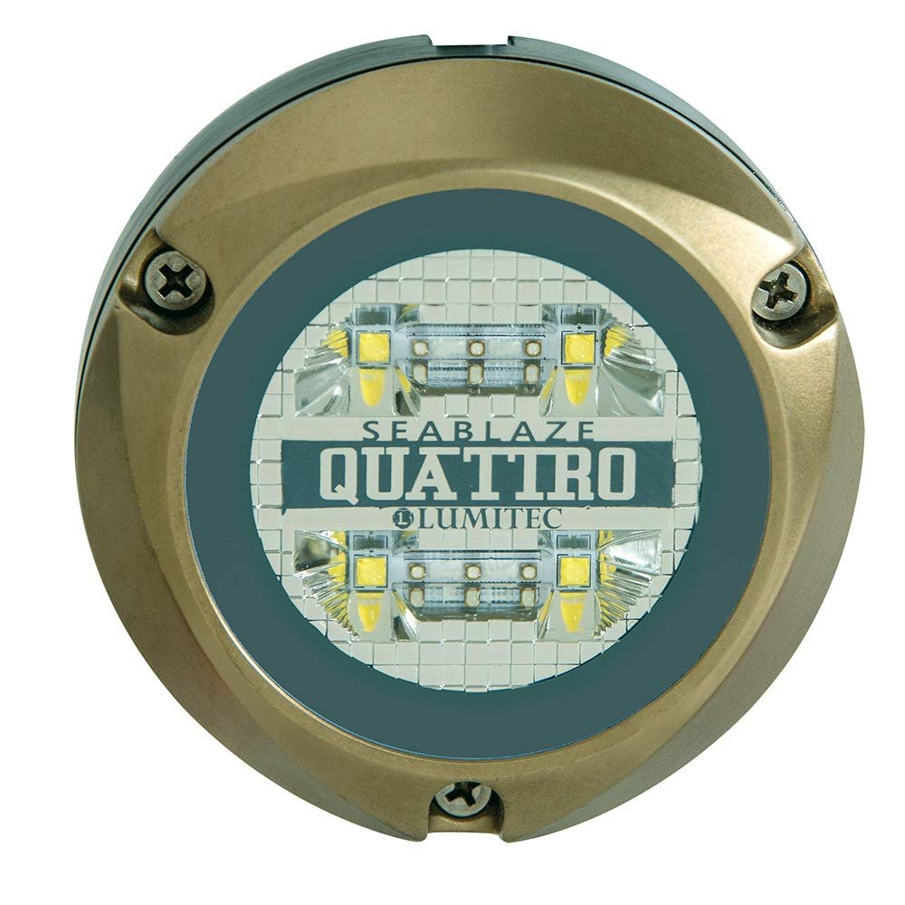 101459 - Aftermarket Replacement Zambezi Quattro Surface Mount Underwater Light - White Blue Compatible with Lumitec