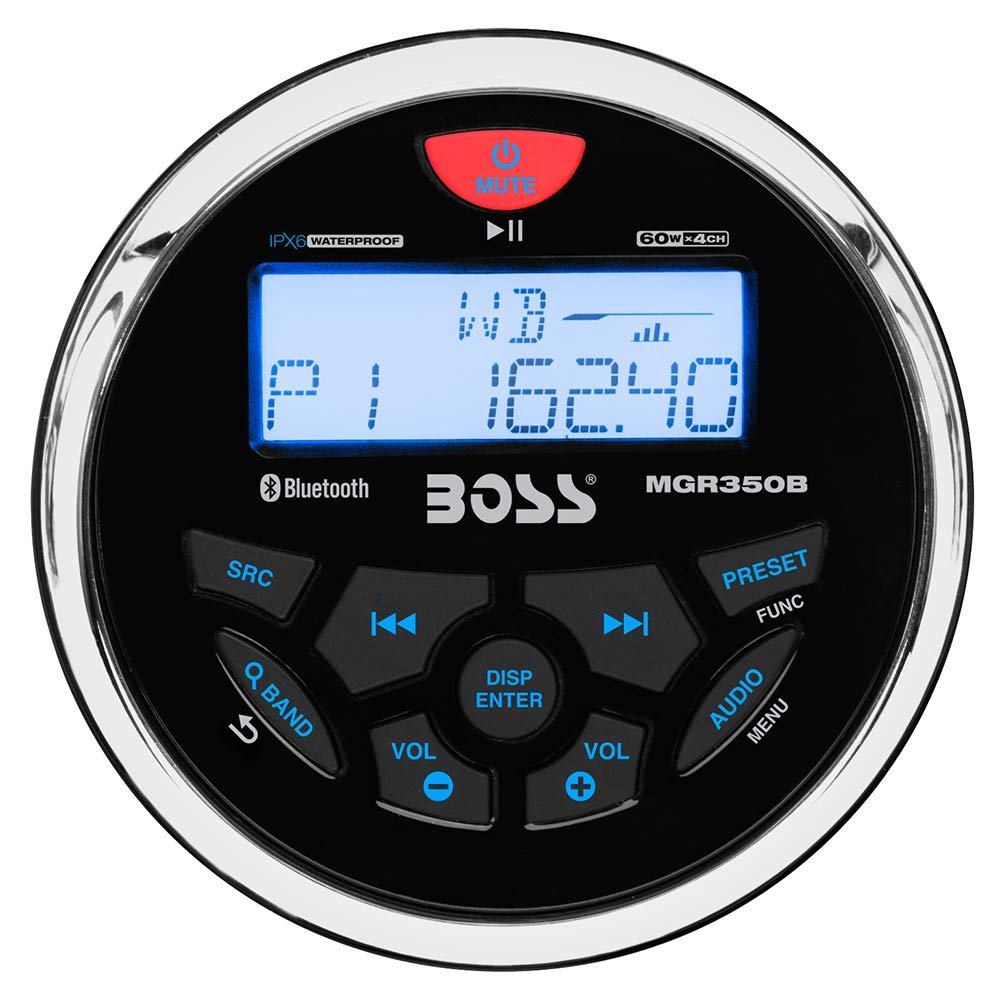 MGR350B - Aftermarket Replacement Marine Stereo with AM FM BT USB Compatible with Boss Audio