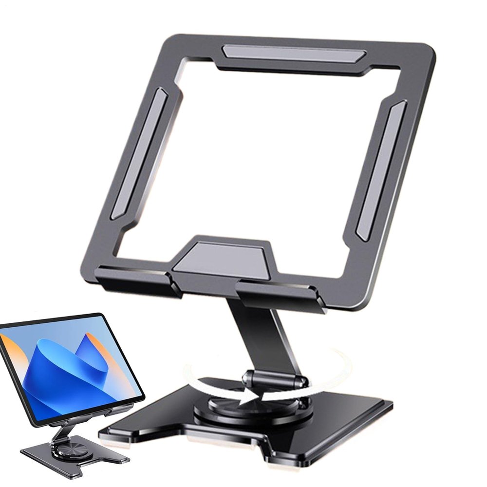 Tablet Stands, Adjustable Rotatable Bracket, Monitors Stand Holder, for Car Bed Desk Reading Monitor Offices Bedside Travel Kitchen