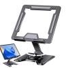Tablet Stands, Adjustable Rotatable Bracket, Monitors Stand Holder, for Car Bed Desk Reading Monitor Offices Bedside Travel Kitchen view 1