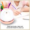 KELFEEAO Desktop Vacuum Cleaner, Strong Suction Power Mini Desk Vacuum Cleaner Ergonomic Removable USB Charging Desktop Vacuums Cleaners for Home (Cats) view 2