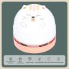 KELFEEAO Desktop Vacuum Cleaner, Strong Suction Power Mini Desk Vacuum Cleaner Ergonomic Removable USB Charging Desktop Vacuums Cleaners for Home (Cats) view 4