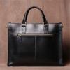 Man Handbag Briefcase Men Shoulder Genuine Leather Bags Brown 14 Inch Laptop Bag view 3