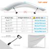 Trade Show Backdrop Curved Tension Fabric Displays 8x8 FT Custom H-D Printing Tension Banner on 260g Heavy-Weight Trade Show Booth Displays Tradeshow Backdrop view 3