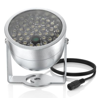 XMHEIRD 48 LED IR Lights,Intelligent Night Vision Light Compatible with CCTV Camera,48-LED IR Light Compatible with Indoor or Outdoor Lights