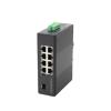 BOQZPZR 1 SFP to 8 POE Industrial Gigabit Switch 10/100/1000M, 550M/2KM/3KM Fiber Optic Transceiver Modules, for Networks(Kit3) view 1