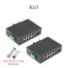 BOQZPZR 1 SFP to 8 POE Industrial Gigabit Switch 10/100/1000M, 550M/2KM/3KM Fiber Optic Transceiver Modules, for Networks(Kit3) view 2