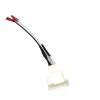 2 4-pin Instrument Panel Front Speaker Harness Cable Adapters Install Components view 1