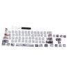 PBT 5 - Sided Sublimation Keycaps Set, 71 Keys for Mechanical Optical Keyboards, Thick - Wall Dye - Sublimated Keycaps Compatible with RK61 GK61 Anne Pro 60% MX Switches (English-Japanese) view 1