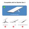 Soft Liquid Silicone Protective Cover for Starlink Gen3 Satellite Dish Portable Full Case Shell Anti-Scratches Drops-Resistant Impacts-Proof Lightweight Durable Sleeve Accessories (Black) view 4