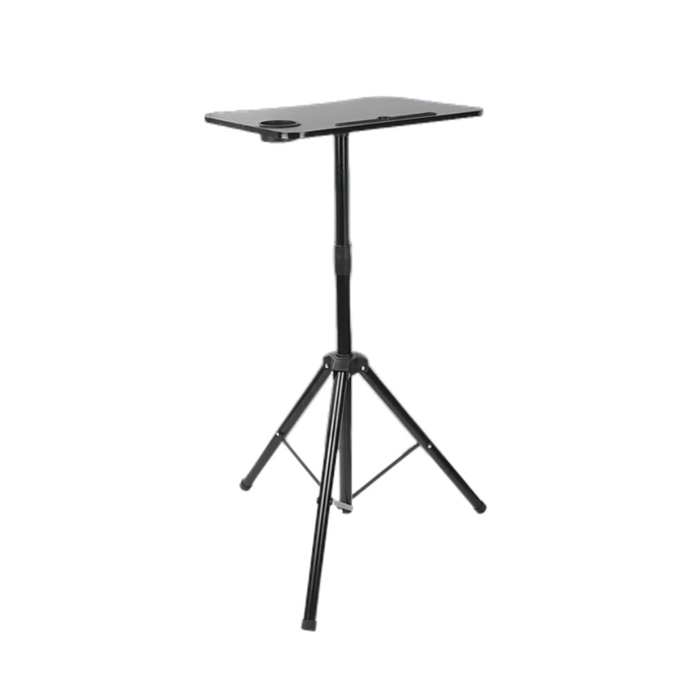 Adjustable Height Multi-Functional Laptop Stand,Portable Tablet Tripod,with Card Slot and Cup Holder Suitable for Hotels