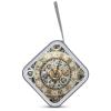 FekiLoot Steampunk Gears Clock CD Case Portable DVD Case Holder Large Storage Disc Wallet Bag 40 Capacity Hard Plastic Disc Cases Storage Binder DVD Case Wallet for Car Home Travel view 3