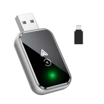 Wireless Carplay Adapter for Buick Envision 2017-2023 2024 2025, Plug and Play Car Play Wireless Adapter, 2 in 1 CarPlay Accessories, Auto Reconnect,Normal-A-Matching Head