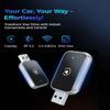 Wireless Carplay Adapter for Buick Envision 2017-2023 2024 2025, Plug and Play Car Play Wireless Adapter, 2 in 1 CarPlay Accessories, Auto Reconnect,Normal-A-Matching Head view 3