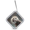FekiLoot Hairy Ferret CD Case Portable DVD Case Holder Large Storage Disc Wallet Bag 40 Capacity Hard Plastic Disc Cases Storage Binder DVD Case Wallet for Car Home Travel view 3