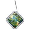 FekiLoot Tropical Jungle Painting CD Case Portable DVD Case Holder Large Storage Disc Wallet Bag 40 Capacity Hard Plastic Disc Cases Storage Binder DVD Case Wallet for Car Home Travel view 3