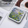 FekiLoot Bluebonnets Scenery CD Case Portable DVD Case Holder Large Storage Disc Wallet Bag 40 Capacity Hard Plastic Disc Cases Storage Binder DVD Case Wallet for Car Home Travel view 4