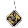 FekiLoot Rat Eats A Piece of Cheese CD Case Portable DVD Case Holder Large Storage Disc Wallet Bag 40 Capacity Hard Plastic Disc Cases Storage Binder DVD Case Wallet for Car Home Travel view 3
