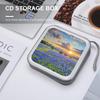 FekiLoot Texas Bluebonnets Scenery CD Case Portable DVD Case Holder Large Storage Disc Wallet Bag 40 Capacity Hard Plastic Disc Cases Storage Binder DVD Case Wallet for Car Home Travel view 4