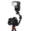 Cufaee L Bracket Mount Video Grip, Camera Flash Bracket, L Shape Bracket Holder for DSLR Camera Camcorder view 2