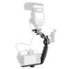 Cufaee L Bracket Mount Video Grip, Camera Flash Bracket, L Shape Bracket Holder for DSLR Camera Camcorder view 3