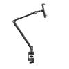360 Fold Portable Display Stand, Aluminum Long-Arm Rotating Stand, Desktop Installation(White) view 1