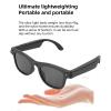 XUMIUZIY Smart AI Glasses, 8MP HD 1080P Real Time Translation Glasses with 5.0 and WiFi, for Travel Business Meetings and Vlogging view 3